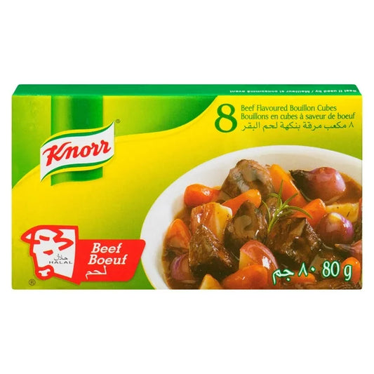8 cubes de bouillon saveur boeuf KNORR 80g