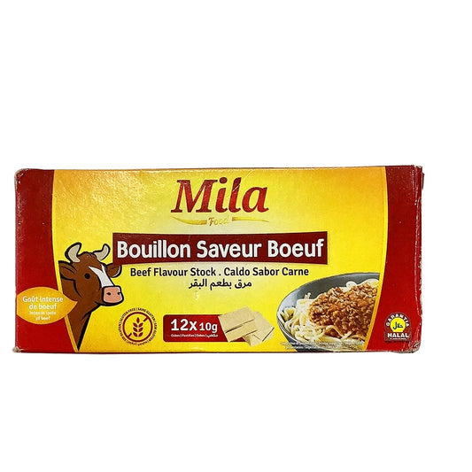 12 cubes bouillons de Bœuf  Mila 120g
