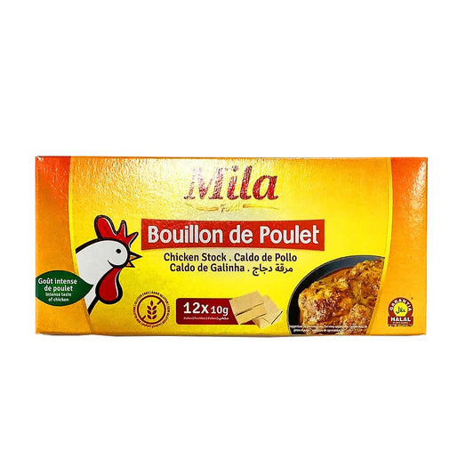 12 cubes Bouillons saveur  poulet  MILA 120g